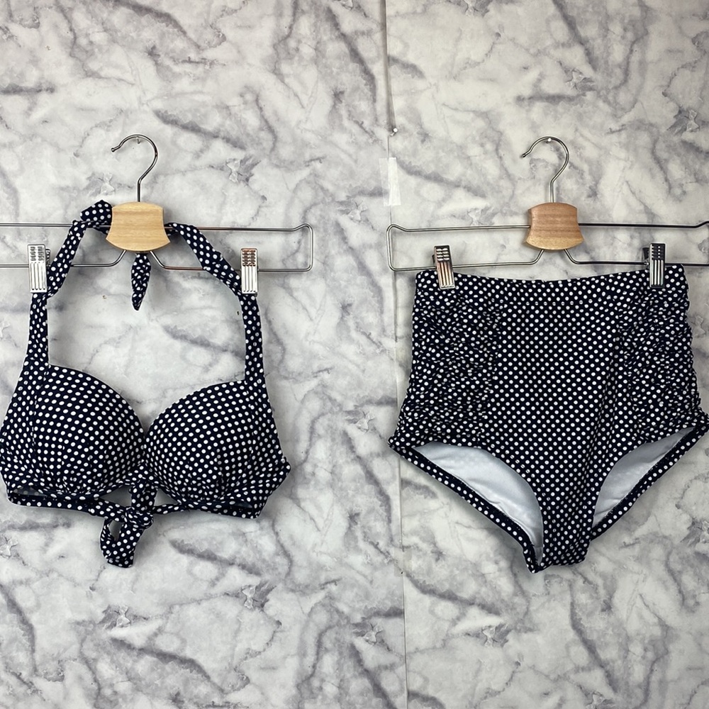 Allen B Polka Dot Bikini